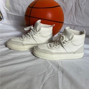 White High-Top Sneakers